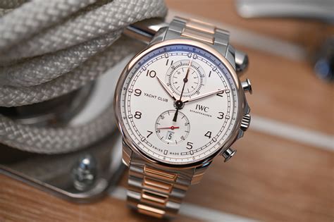 iwc portuguese yacht club chronograph gold|iwc portugieser chronograph automatic.